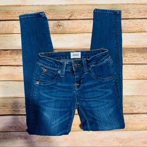 Hudson Youth Girls Flap Pocket Skinny Jeans Size 8